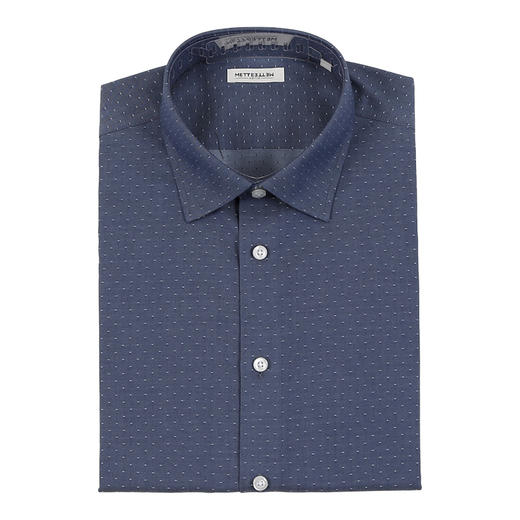 【纯棉衬衫】2021年秋冬男士纯棉衬衫时尚长袖休闲薄款免烫衬衣商务上衣 商品图11