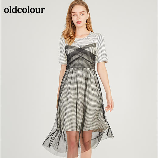 oldcolour连衣裙女中长款夏季M24101194 商品图0
