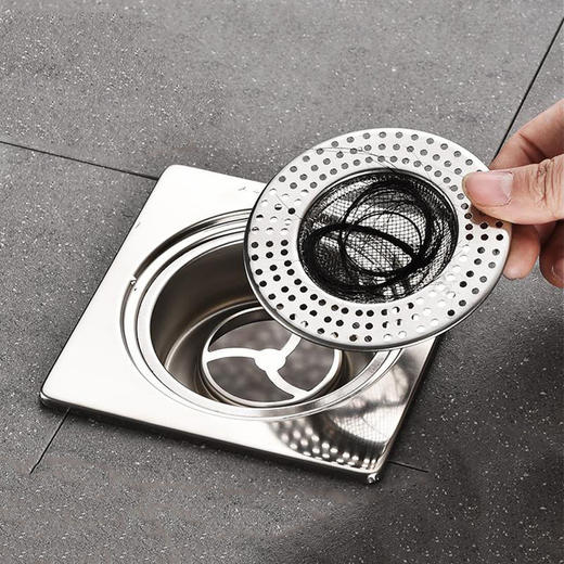 【3个装】地漏过滤网卫生间毛发过滤网地塞淋浴房毛发过滤网防堵过滤网-W仓 商品图3