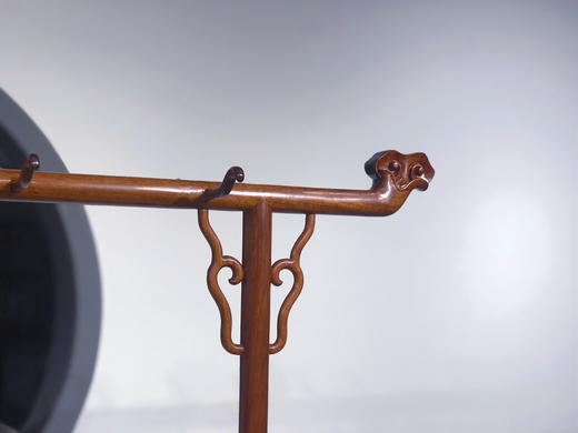 红桥红  家具严选  缅甸花梨（大果紫檀）【165灵芝如意衣帽架】 商品图6