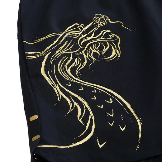 李宁Lining 奥运比赛短裤 AAPR365-1 专业运动短裤比赛短裤 黑色 商品图3