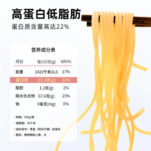 昔日印象x意大利面速食条意面低脂半成品旗舰店家用优惠装 商品图5