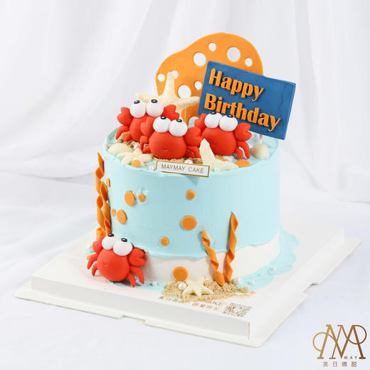 【3690】巨蟹座生日蛋糕（星座） 商品图0