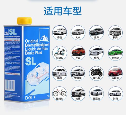 ATE DOT4刹车油 德国原装进口全合成制动液 商品图0