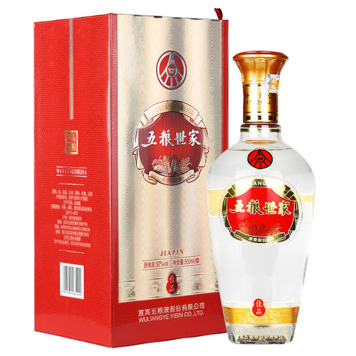 五粮液股份 五粮世家 浓香型 52度500ml 单瓶装 商品图1