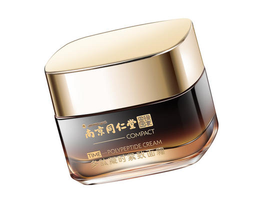 【美妆个护】淡化细纹面膜 买2送3 南京同仁堂绿金家园多肽凝时紧致面霜50g/瓶 商品图2