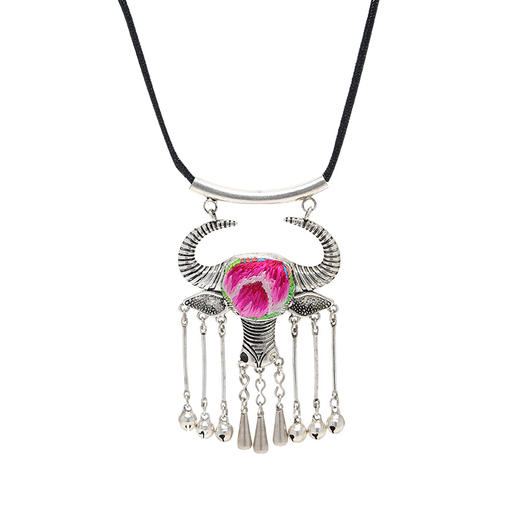 牛舞绣花项链 |    现货  | 支持七天无理由退换货 有运费险 商品图3