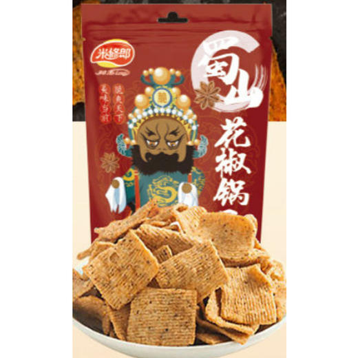 【4.5元/袋】米修郎蜀山五香/原香/川椒辣牛肉花椒锅巴158g 商品图0