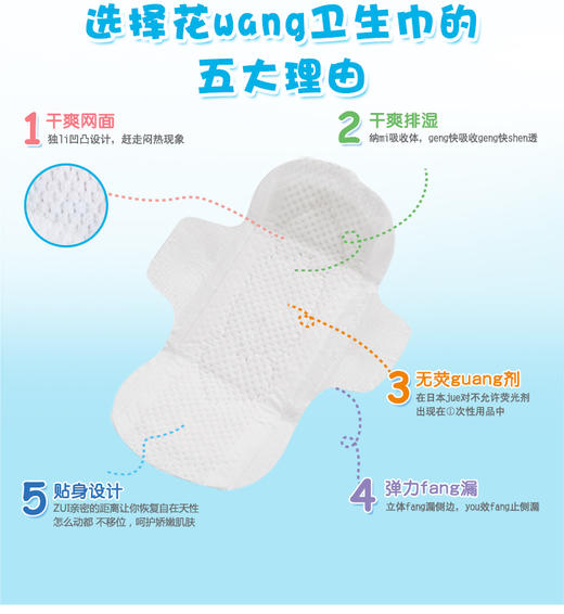 KJ 花王卫生巾 乐而雅夜用系列 商品图5