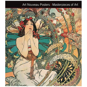 【预订】【艺术杰作系列】Art Nouveau Posters，新艺术风格海报