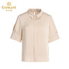 乔万尼重磅真丝短袖衬衫女夏薄款大牌桑蚕丝EI2C896 商品缩略图4