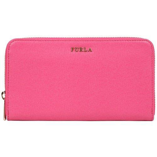FURLA/芙拉女士Saffiano皮革长款玫粉色钱包手拿包826454 商品图0