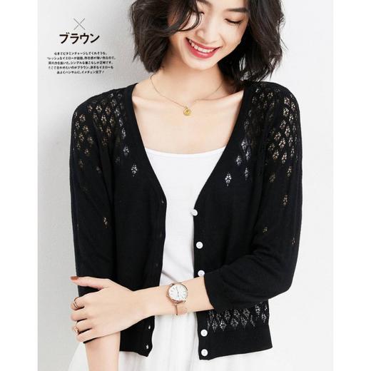 2021新款夏季薄冰丝针织开衫空调衫 商品图2