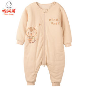 商场同款棉果果秋季新疆彩棉内层加薄棉，建议春、秋季使用棉毛分腿睡袋M305270121412