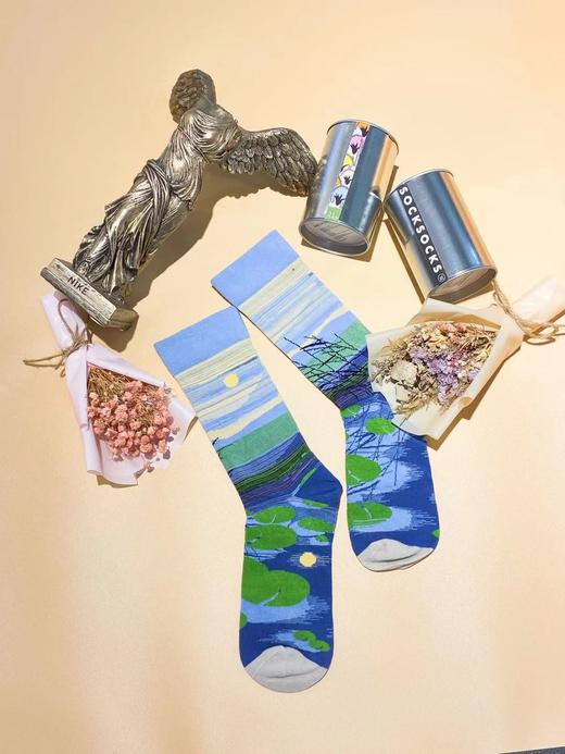 SIOICIKI  设计师联名款SSS1A041爱与荷中筒袜 商品图0