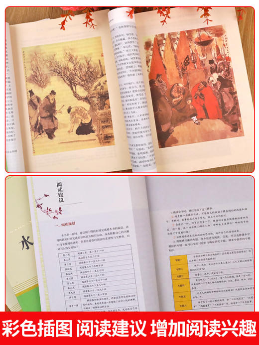 艾青诗选水浒传（全套3本赠2册考点手册）书籍正版 原著 九年级必读名著 人民教育出版社无删减人教版 初三初中生文学课外书阅读青少年经典读物上册 商品图2