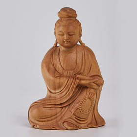  观音黄杨木雕8*5cm ZYXD