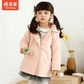 商场同款棉果果春秋季女童涤丝纺梭织棉服M322100421487