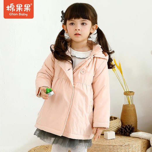 商场同款棉果果春秋季女童涤丝纺梭织棉服M322100421487 商品图0
