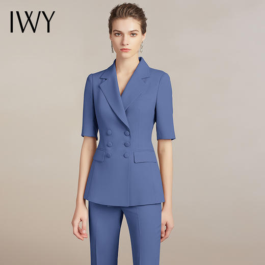 IWY/高端面试西服套装女气质时尚通勤职业装休闲商务女神范工作服212098C1+P3 商品图2
