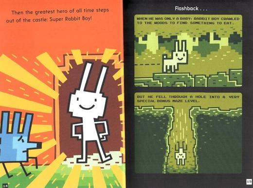 （AR 2.7, 蓝思520L，赠音频）Super Rabbit Boy Press Start 方块兔15册 学乐大树系列桥梁章节书全彩英语阅读 商品图4