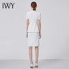 IWY/白色高端职业装气质女神范高级感西装套装女套裙播音正装CS11224白色 商品缩略图3