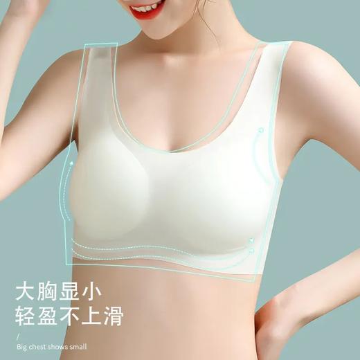 无钢圈内衣女薄款胸罩，背心式女士无痕薄款凉感文胸 CZ9311 商品图2