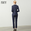 IWY/藏青色条纹职业西装套装售楼销售部高级感时尚气质薄款OLC180+P179 商品缩略图3