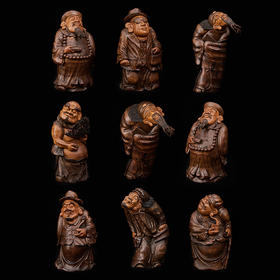 S 人间百态竹根雕组合 ZYXD