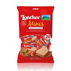 莱家榛子味迷你威化饼干200g