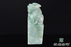 派瑞翡翠 翡翠摆件 糯种 绿色