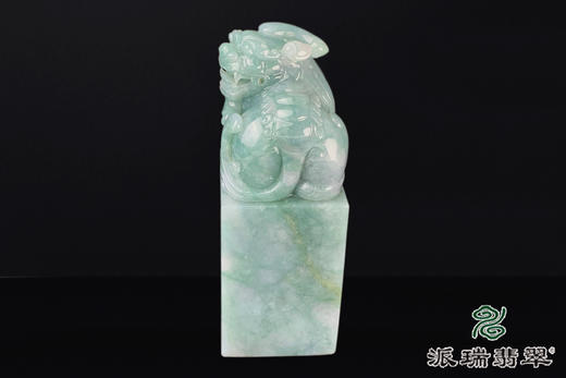 派瑞翡翠 翡翠摆件 糯种 绿色 商品图0
