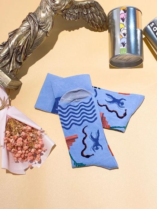 SIOICIKI  设计师联名款SSS2A057夏威夷中筒袜 商品图2