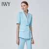 IWY/职业套装女工装装短袖韩版干练西装套裤气质商务正装工作服C11238+P10223 商品缩略图2