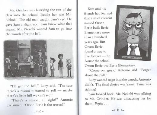 AR 3.5 600L-690L 赠音频 Eerie Elementary 怪诞小学 10册 学乐大树系列 Branches 英文原版桥梁章节书 商品图3