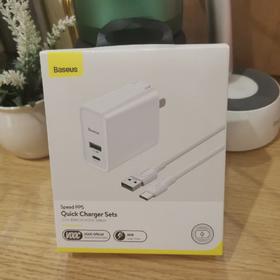 倍思飞速PPS快充充电器套装C+U 30W TZCCFS-G02