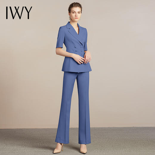 IWY/高端面试西服套装女气质时尚通勤职业装休闲商务女神范工作服212098C1+P3 商品图1