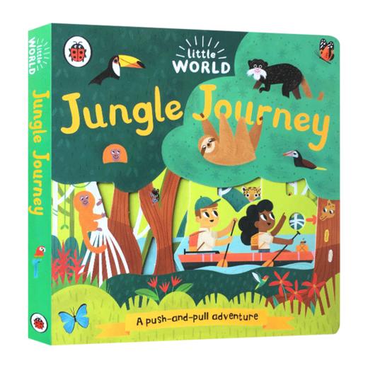 小小世界 丛林之旅 英文原版 Little World Jungle Journey 抽拉机关书 英文版幼儿英语早教启蒙纸板书 亲子共读 进口原版书籍 商品图3