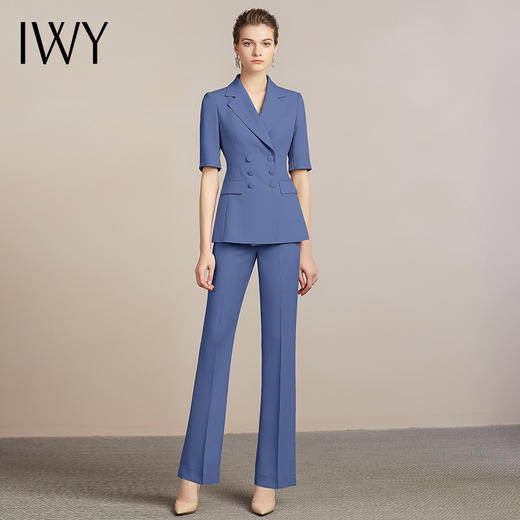 IWY/高端面试西服套装女气质时尚通勤职业装休闲商务女神范工作服212098C1+P3 商品图0