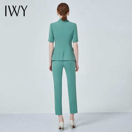 IWY/绿色西装工作服套装薄款气质西服ol高端职业装气质女神范CP11235 商品图3