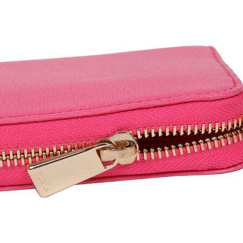 FURLA/芙拉女士Saffiano皮革长款玫粉色钱包手拿包826454 商品图4