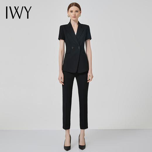IWY/高级感西装套装职业干练上班工作服女时尚气质修身面试正装C10220+P10409 商品图2