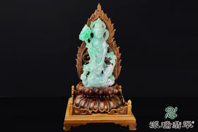 派瑞翡翠 翡翠摆件 糯种 绿色