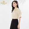 乔万尼重磅真丝短袖衬衫女夏薄款大牌桑蚕丝EI2C896 商品缩略图3