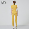 IWY/黄色高端职业装女套装时尚修身西装面试正装气质经理工作服OLC10346+P10346 商品缩略图3