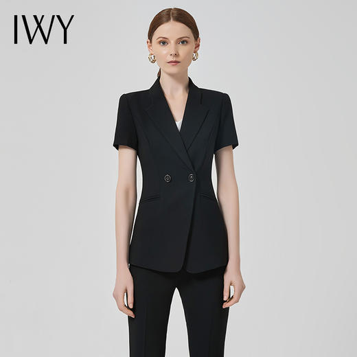 IWY/高级感西装套装职业干练上班工作服女时尚气质修身面试正装C10220+P10409 商品图1