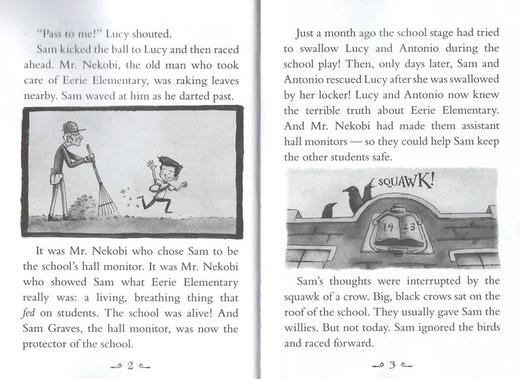 AR 3.5 600L-690L 赠音频 Eerie Elementary 怪诞小学 10册 学乐大树系列 Branches 英文原版桥梁章节书 商品图2