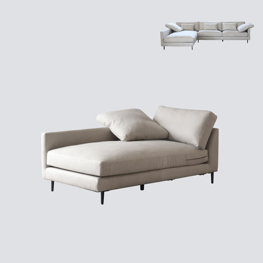 NS家居 ns furniture软包布艺转角多人组合沙发NSSF-5408-05KD/49L KD/80KD 商品图1