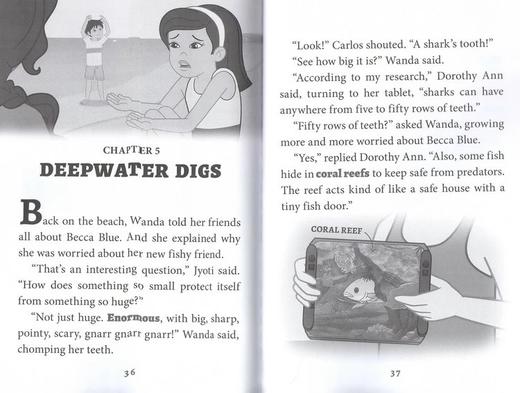 【彩图章节书版】AR 3.7 神奇校车The Magic School Bus 英文原版5册  学乐大树系列 儿童桥梁章节书 商品图9