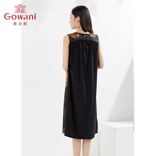 乔万尼缎面真丝无袖连衣裙高雅精致夏EI2E752 商品图3